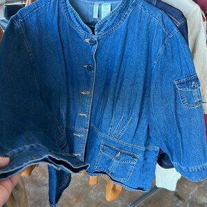 Vintagee bill blass denim jacket sizes 2x